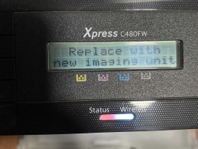 联想CM7120W 7110W 准备新的传输带 成像 定影器 纸盘辊寿命清零